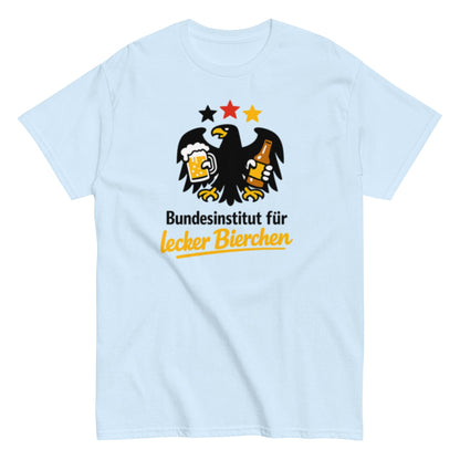 Bundesinstitut für lecker Bierchen - Lustiges Unisex T-Shirt - SprücheKüche - Druckfrisch & frech