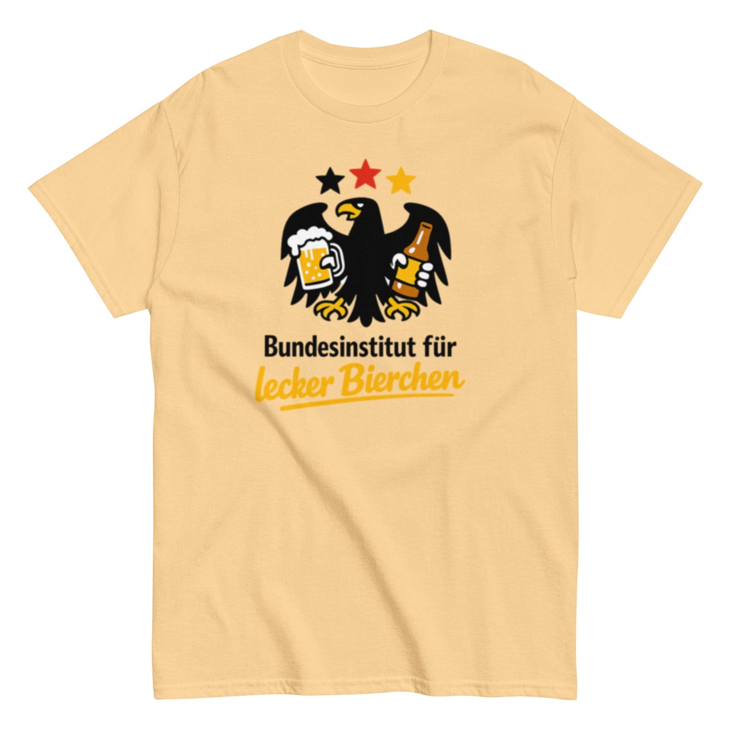 Bundesinstitut für lecker Bierchen - Lustiges Unisex T-Shirt - SprücheKüche - Druckfrisch & frech