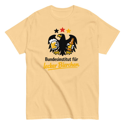 Bundesinstitut für lecker Bierchen - Lustiges Unisex T-Shirt - SprücheKüche - Druckfrisch & frech