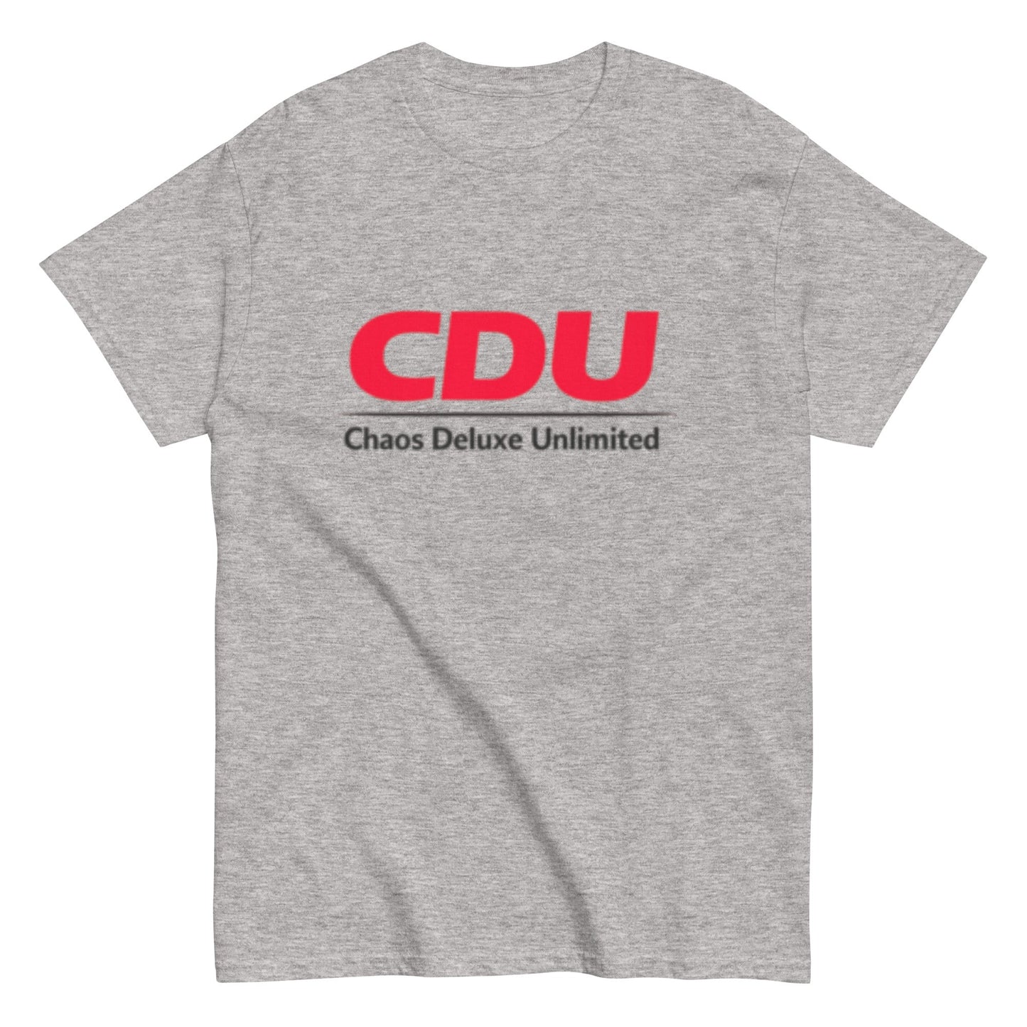 CDU Chaos Deluxe Unlimited Humorvoll - Statement Unisex-Sweatshirt T-Shirt - SprücheKüche - Druckfrisch & frech