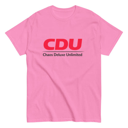 CDU Chaos Deluxe Unlimited Humorvoll - Statement Unisex-Sweatshirt T-Shirt - SprücheKüche - Druckfrisch & frech