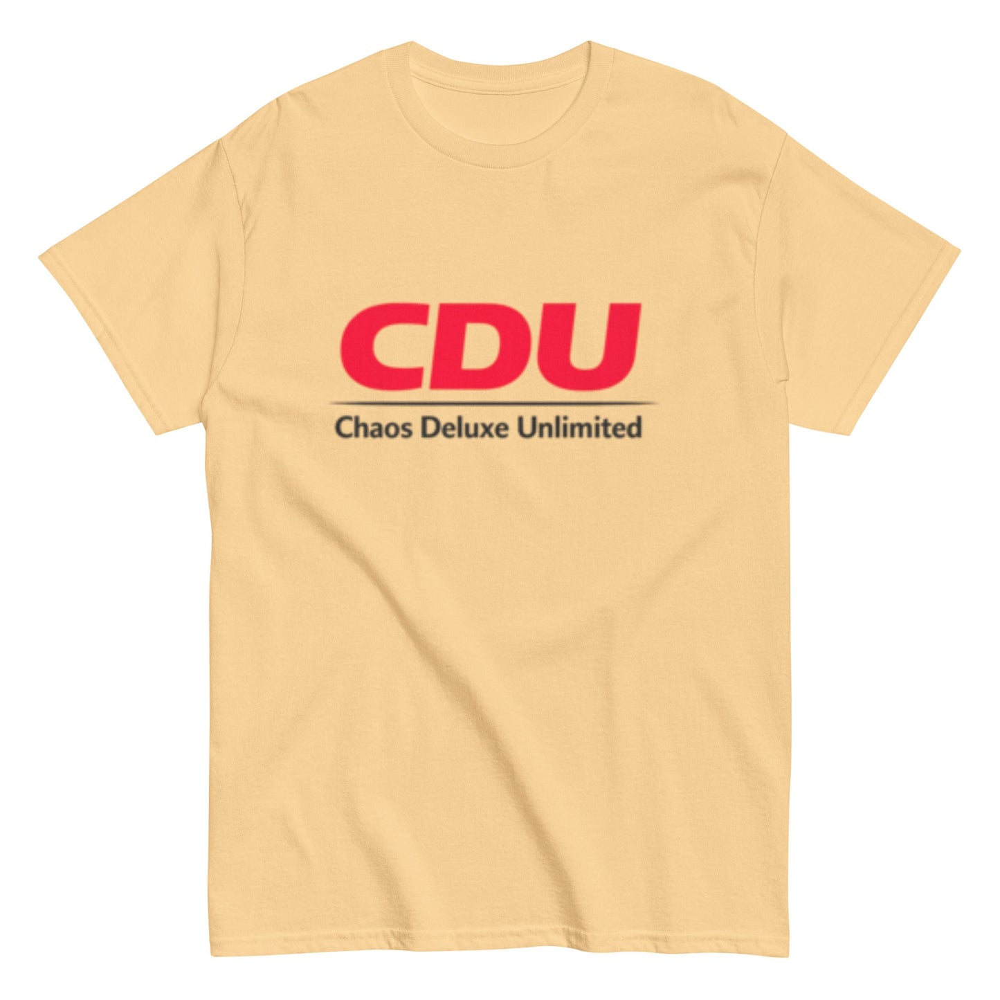 CDU Chaos Deluxe Unlimited Humorvoll - Statement Unisex-Sweatshirt T-Shirt - SprücheKüche - Druckfrisch & frech
