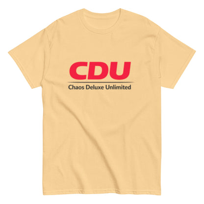 CDU Chaos Deluxe Unlimited Humorvoll - Statement Unisex-Sweatshirt T-Shirt - SprücheKüche - Druckfrisch & frech