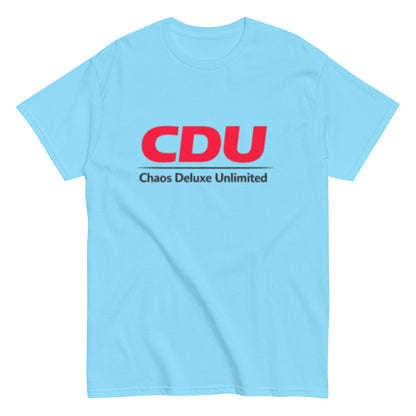 CDU Chaos Deluxe Unlimited Humorvoll - Statement Unisex-Sweatshirt T-Shirt - SprücheKüche - Druckfrisch & frech