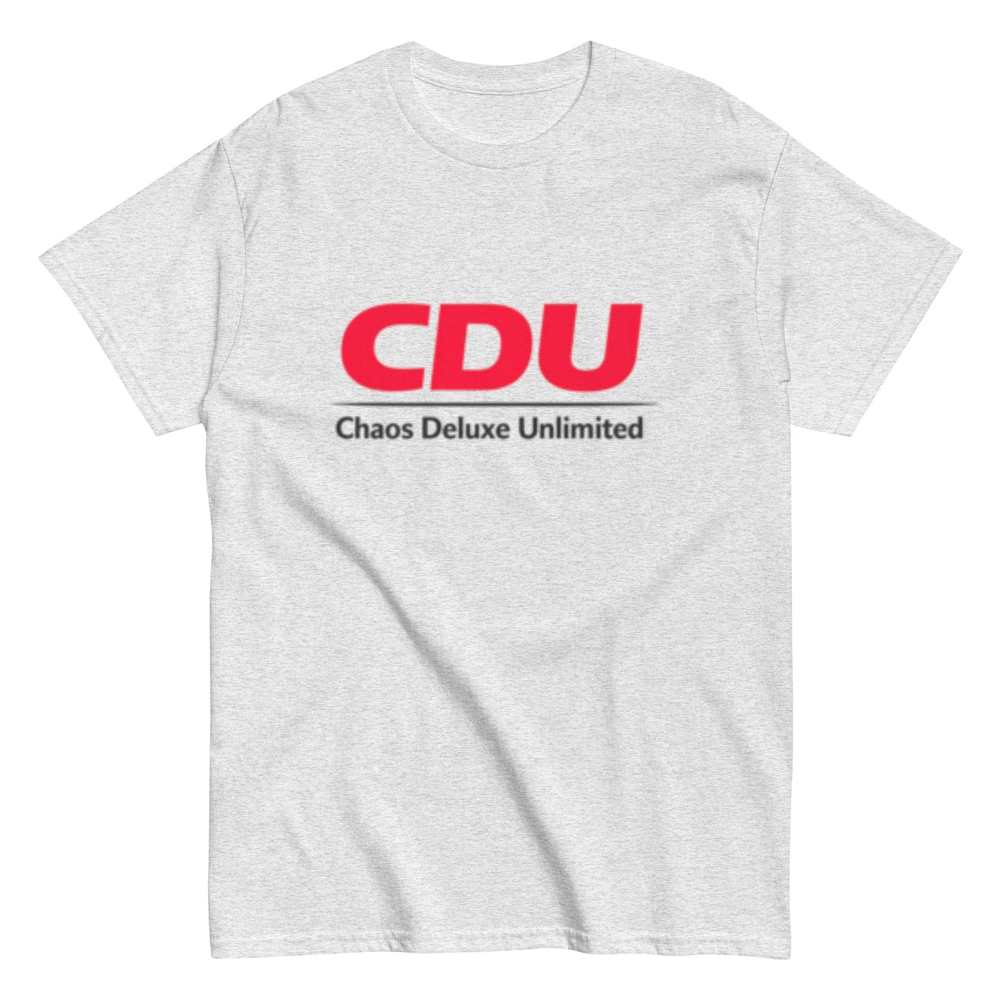 CDU Chaos Deluxe Unlimited Humorvoll - Statement Unisex-Sweatshirt T-Shirt - SprücheKüche - Druckfrisch & frech