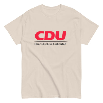 CDU Chaos Deluxe Unlimited Humorvoll - Statement Unisex-Sweatshirt T-Shirt - SprücheKüche - Druckfrisch & frech