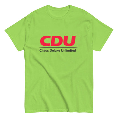 CDU Chaos Deluxe Unlimited Humorvoll - Statement Unisex-Sweatshirt T-Shirt - SprücheKüche - Druckfrisch & frech