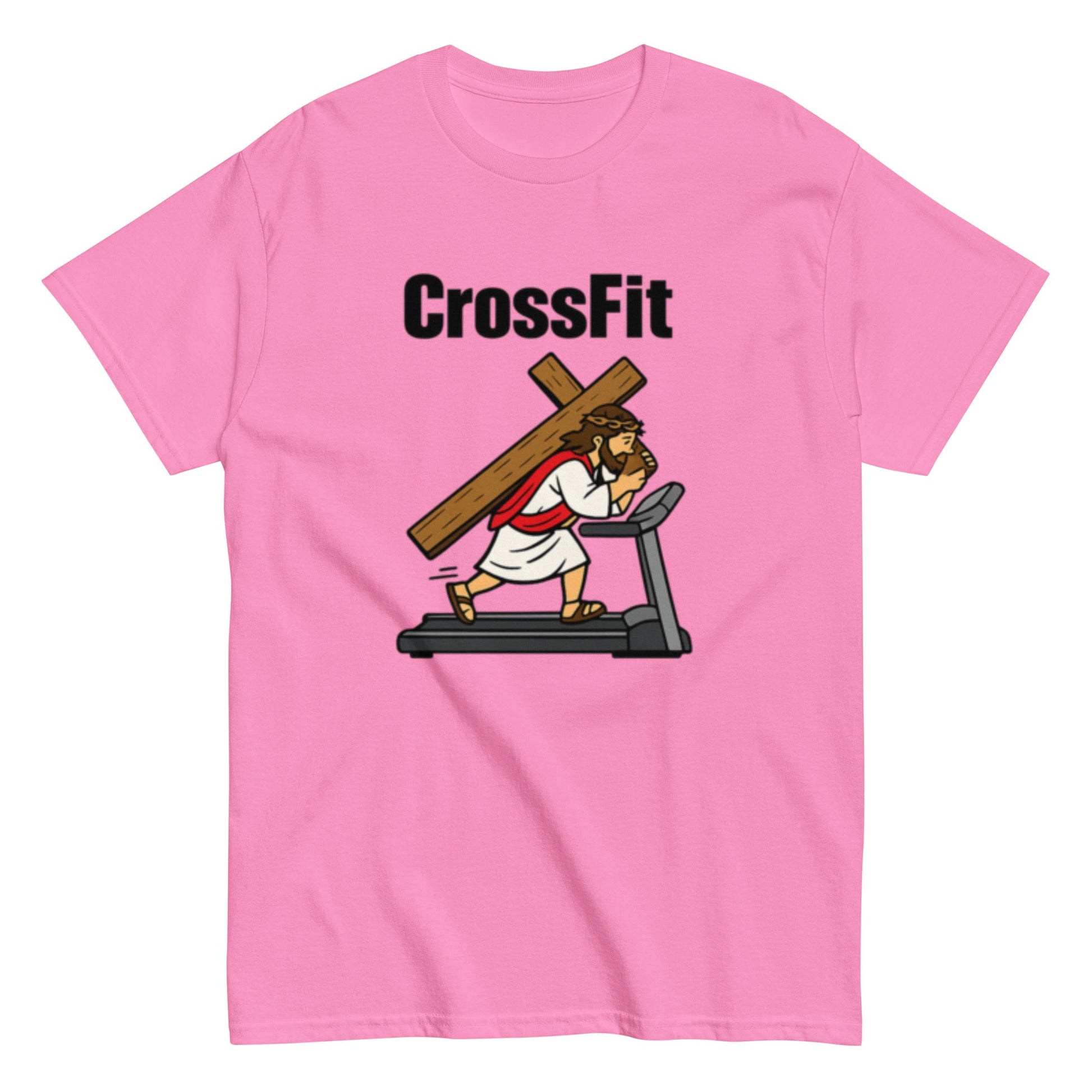 CrossFit Jesus Christ - Lustiges Sport Unisex T-Shirt - SprücheKüche - Druckfrisch & frech