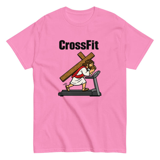 CrossFit Jesus Christ - Lustiges Sport Unisex T-Shirt - SprücheKüche - Druckfrisch & frech