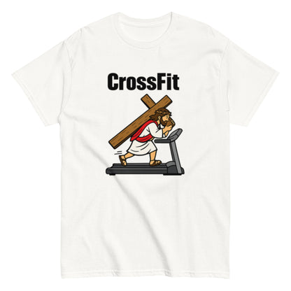 CrossFit Jesus Christ - Lustiges Sport Unisex T-Shirt - SprücheKüche - Druckfrisch & frech