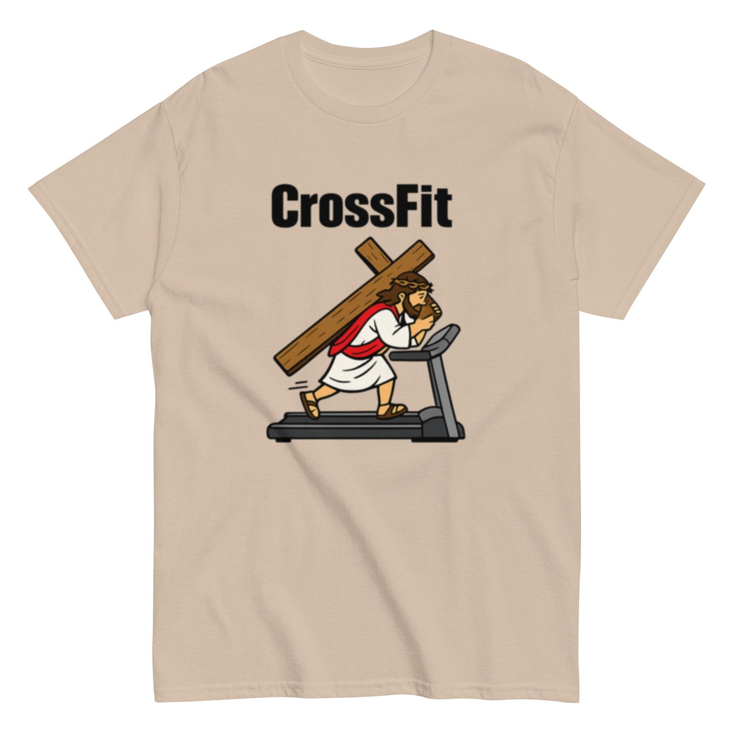 CrossFit Jesus Christ - Lustiges Sport Unisex T-Shirt - SprücheKüche - Druckfrisch & frech