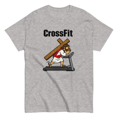 CrossFit Jesus Christ - Lustiges Sport Unisex T-Shirt - SprücheKüche - Druckfrisch & frech