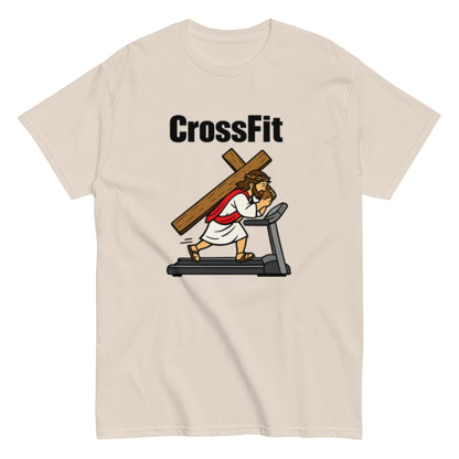 CrossFit Jesus Christ - Lustiges Sport Unisex T-Shirt - SprücheKüche - Druckfrisch & frech