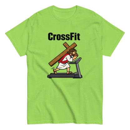 CrossFit Jesus Christ - Lustiges Sport Unisex T-Shirt - SprücheKüche - Druckfrisch & frech