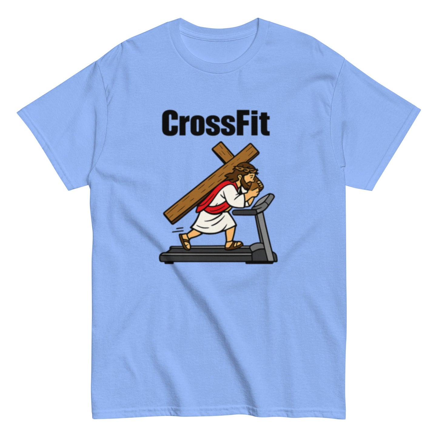 CrossFit Jesus Christ - Lustiges Sport Unisex T-Shirt - SprücheKüche - Druckfrisch & frech