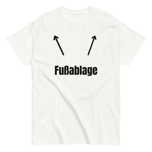 Datingshirt Fußablage - Lustiges Unisex T-Shirt - SprücheKüche - Druckfrisch & frech