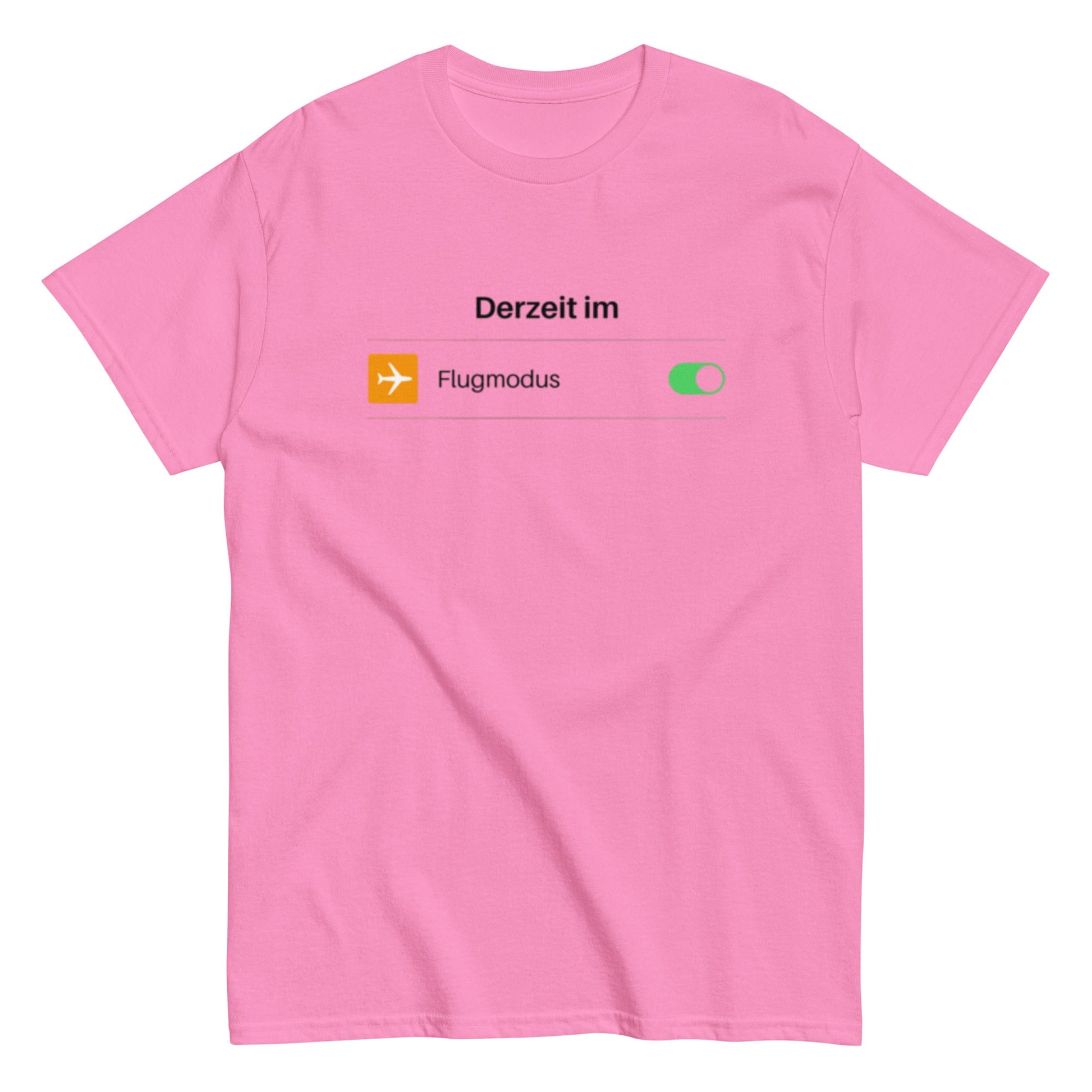 Derzeit im Flugmodus – Lustiges Reise-Unisex-Shirt - SprücheKüche - Druckfrisch & frech