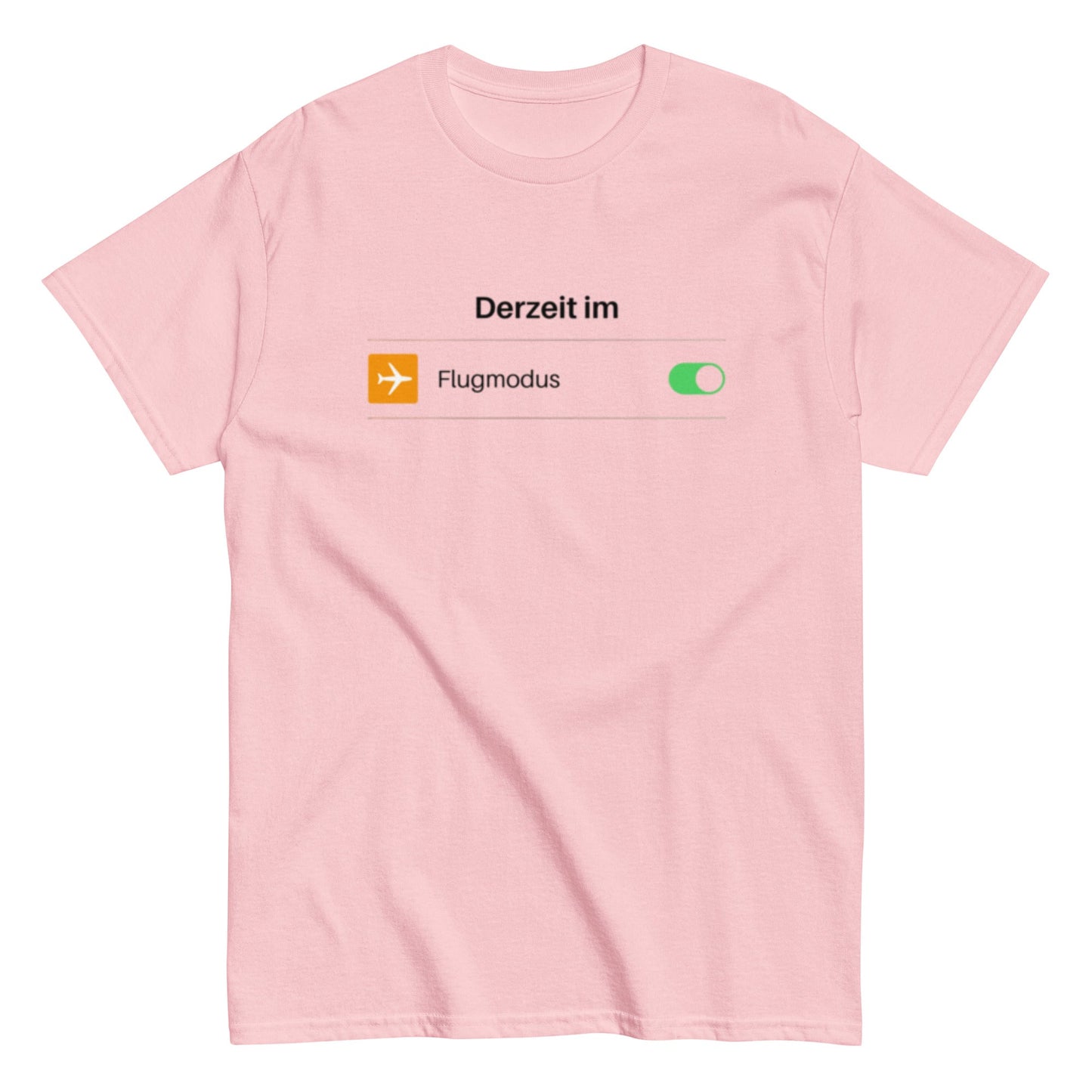 Derzeit im Flugmodus – Lustiges Reise-Unisex-Shirt - SprücheKüche - Druckfrisch & frech