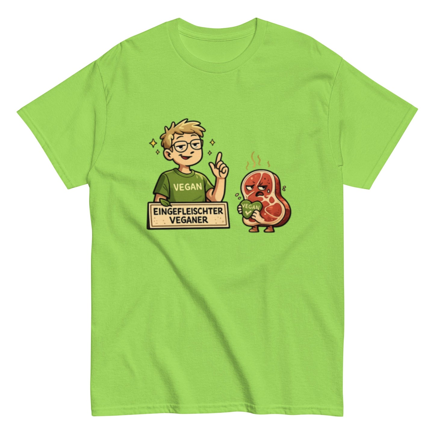 Eingefleischter Veganer – Lustiges Wortspiel Unisex T-Shirt