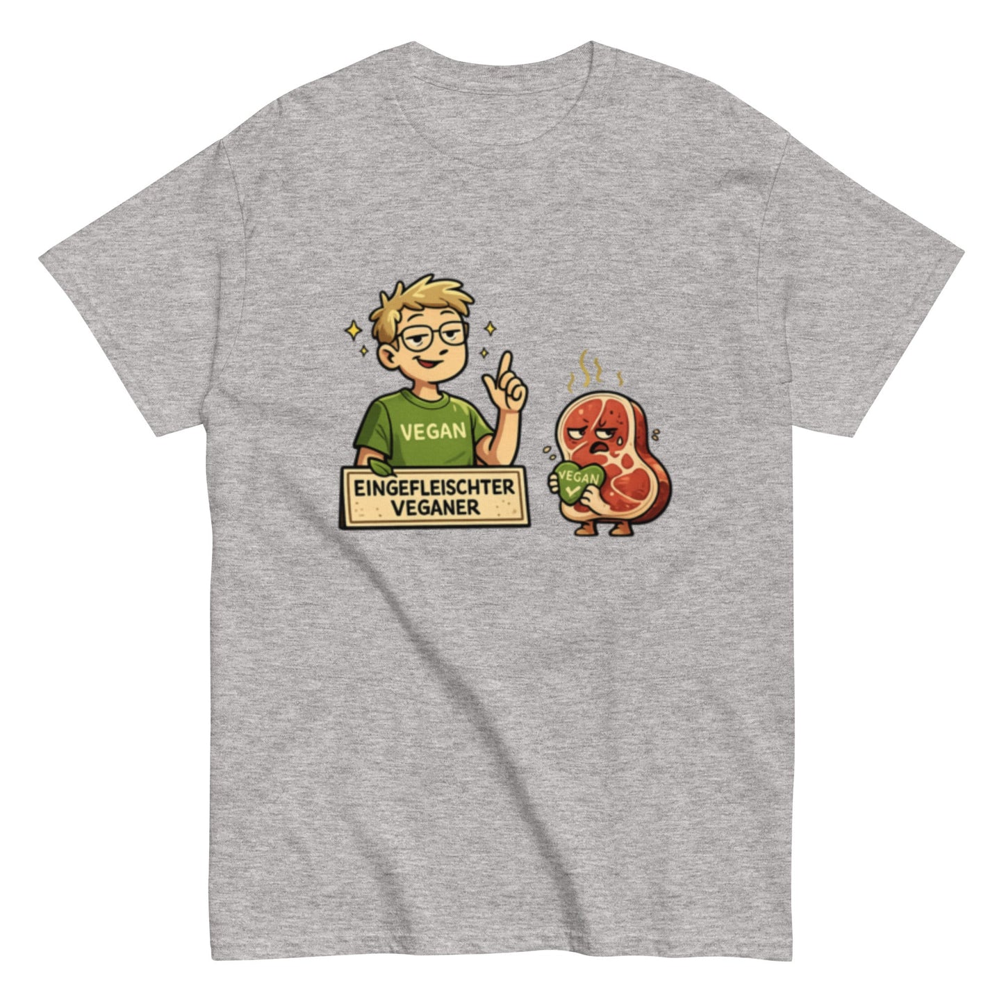 Eingefleischter Veganer – Lustiges Wortspiel Unisex T-Shirt