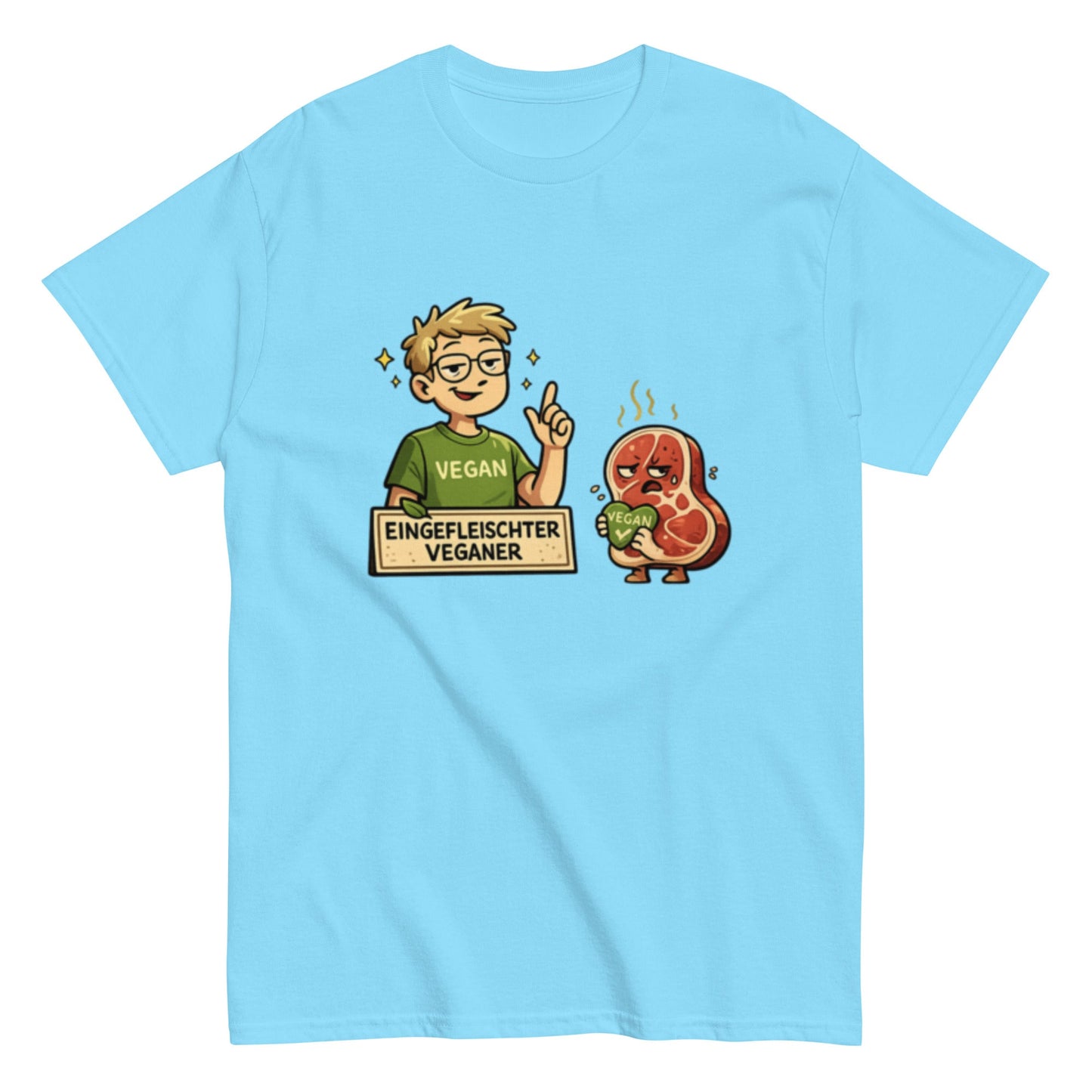 Eingefleischter Veganer – Lustiges Wortspiel Unisex T-Shirt