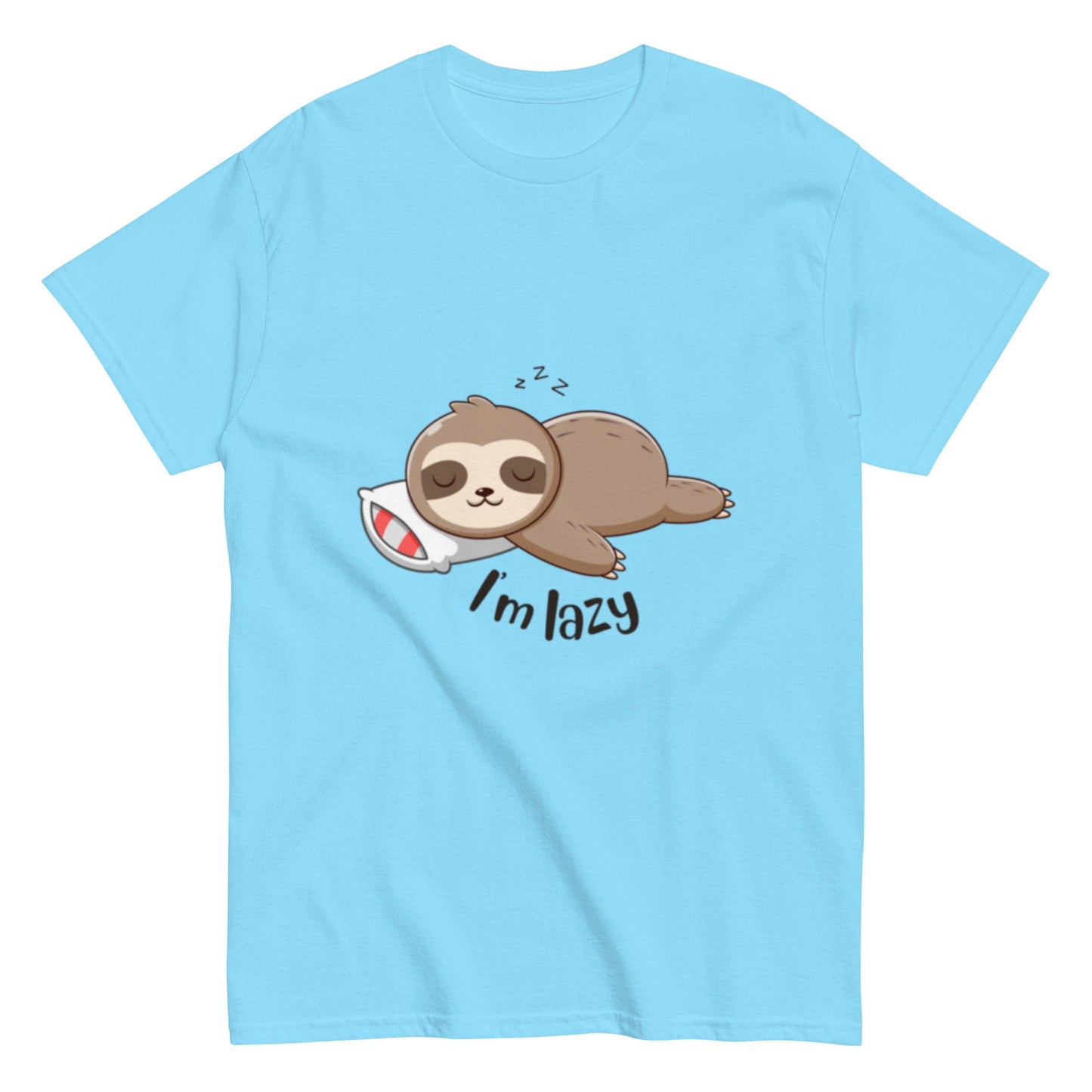 Faul? Eher Entspannt! Lustiges Unisex T-Shirt - SprücheKüche - Druckfrisch & frech