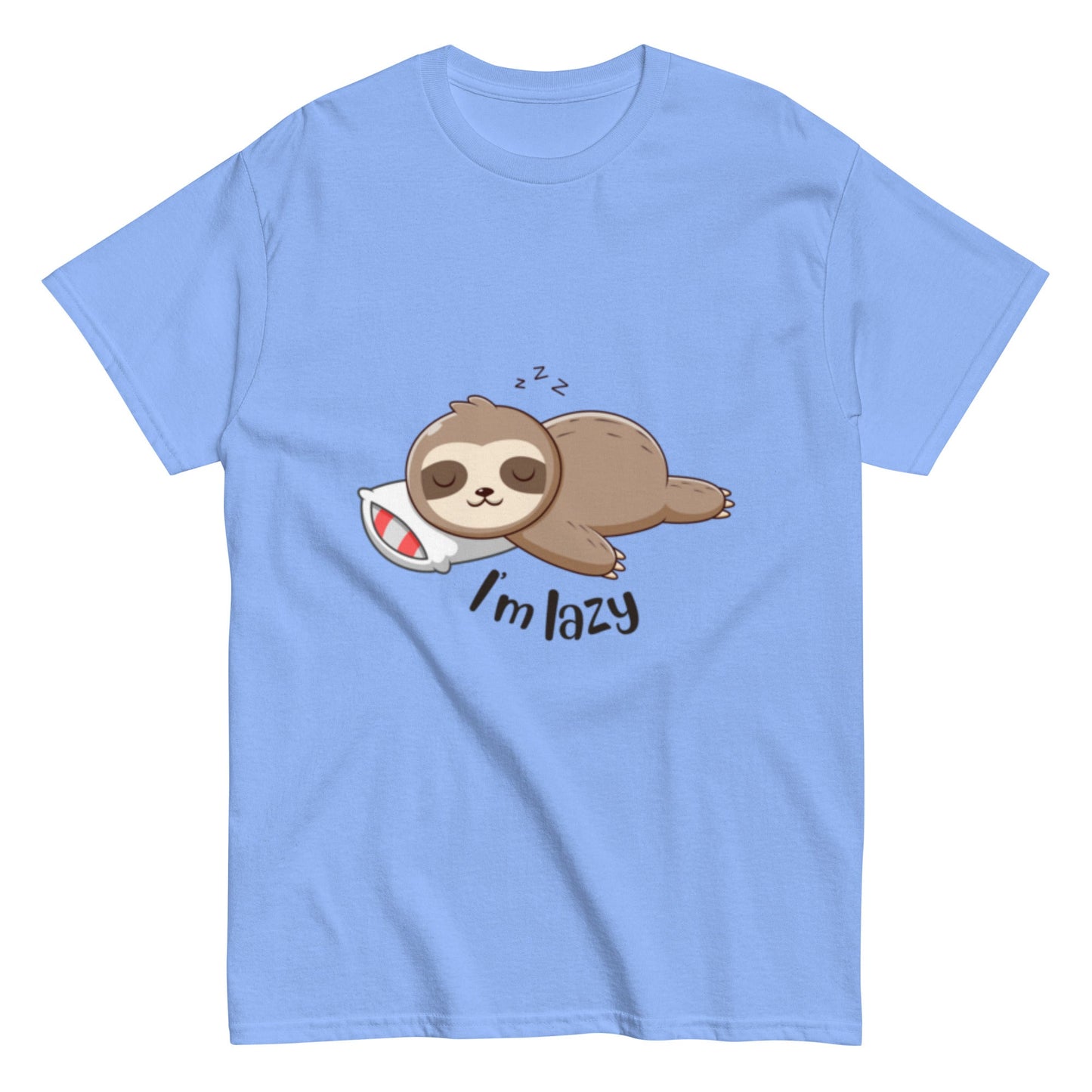 Faul? Eher Entspannt! Lustiges Unisex T-Shirt - SprücheKüche - Druckfrisch & frech