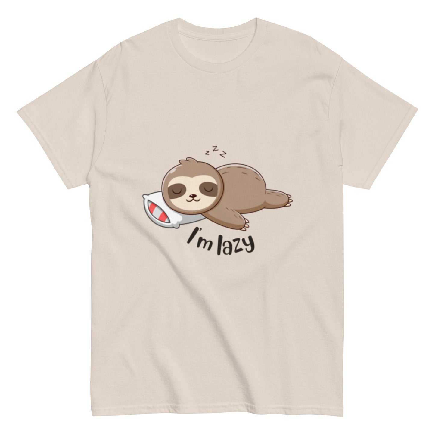 Faul? Eher Entspannt! Lustiges Unisex T-Shirt - SprücheKüche - Druckfrisch & frech