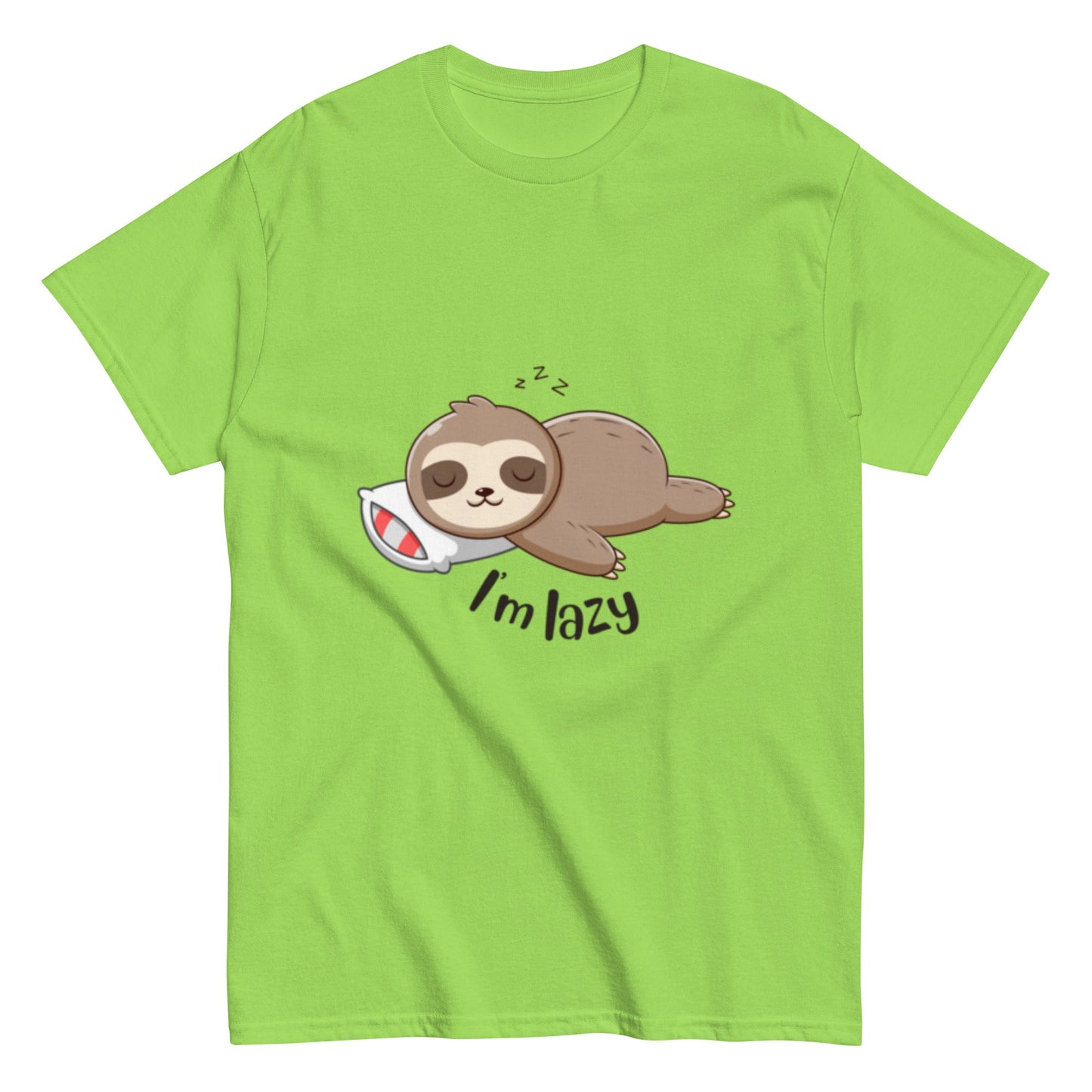 Faul? Eher Entspannt! Lustiges Unisex T-Shirt - SprücheKüche - Druckfrisch & frech