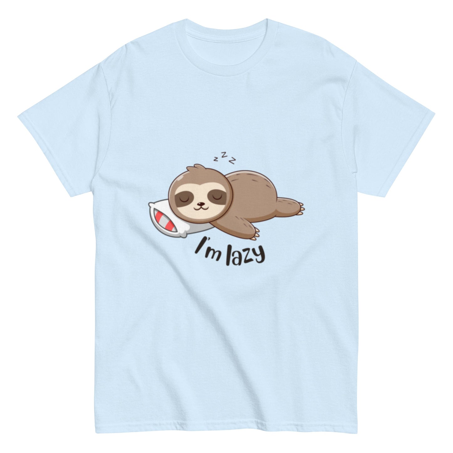 Faul? Eher Entspannt! Lustiges Unisex T-Shirt - SprücheKüche - Druckfrisch & frech