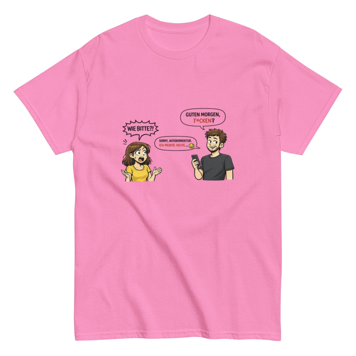 FICKEN? WIE BITTE? Frech - Lustiges Herren T-Shirt - SprücheKüche - Druckfrisch & frech
