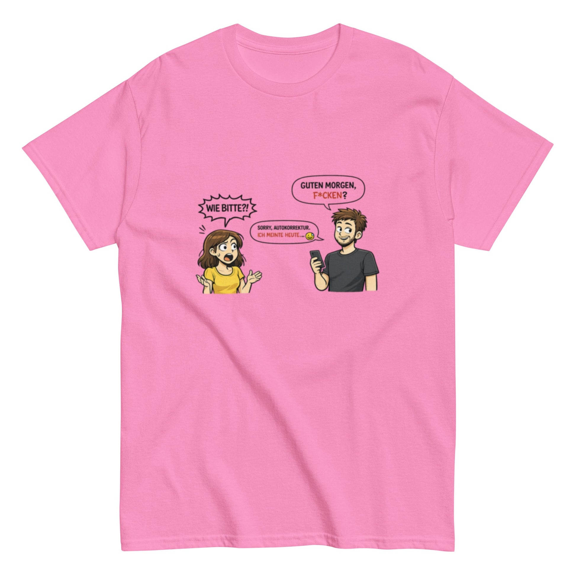 FICKEN? WIE BITTE? Frech - Lustiges Herren T-Shirt - SprücheKüche - Druckfrisch & frech