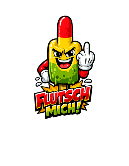 Flutschfinger Humor - Freches Lustiges Unisex T-Shirt - SprücheKüche - Druckfrisch & frech