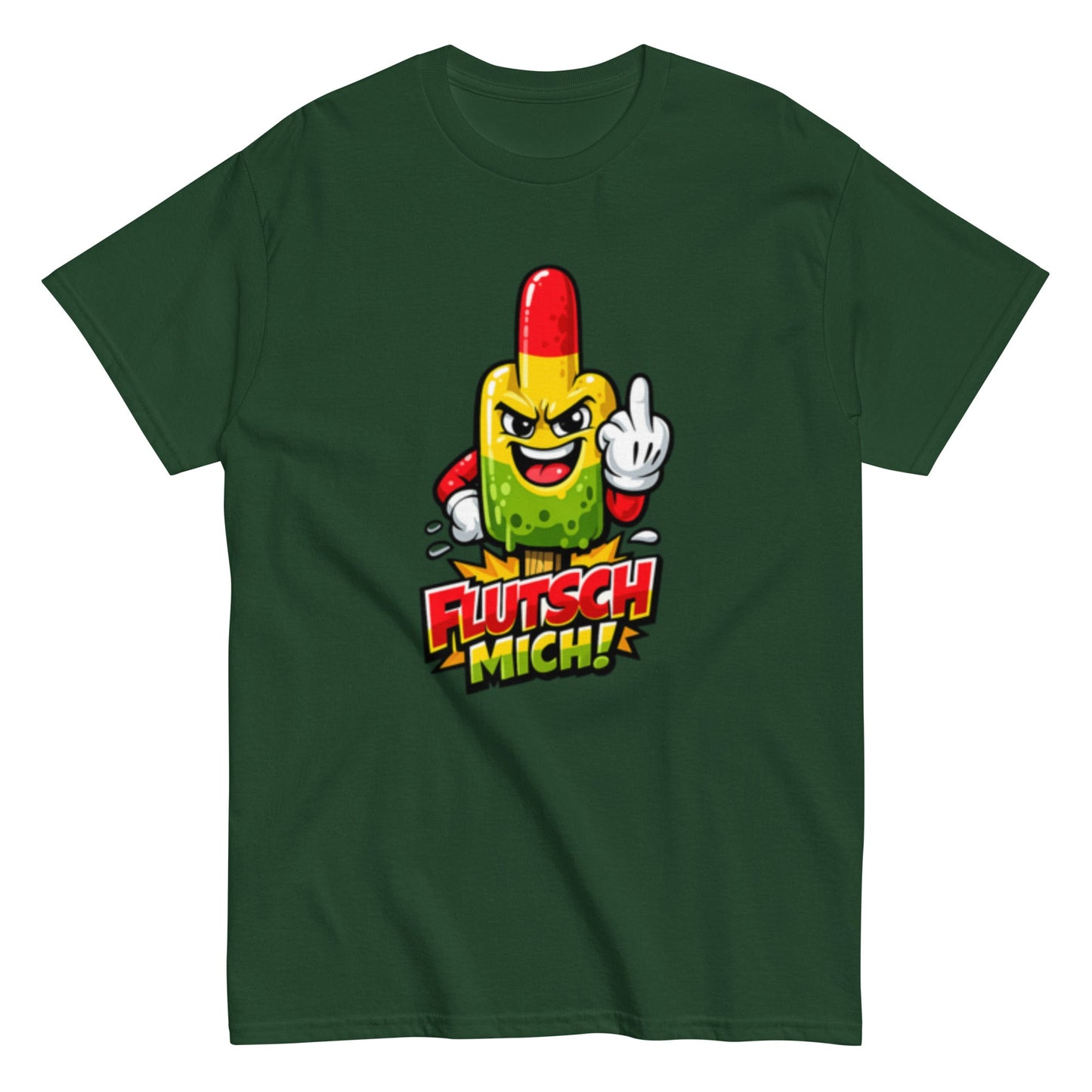 Flutschfinger Humor - Freches Lustiges Unisex T-Shirt - SprücheKüche - Druckfrisch & frech