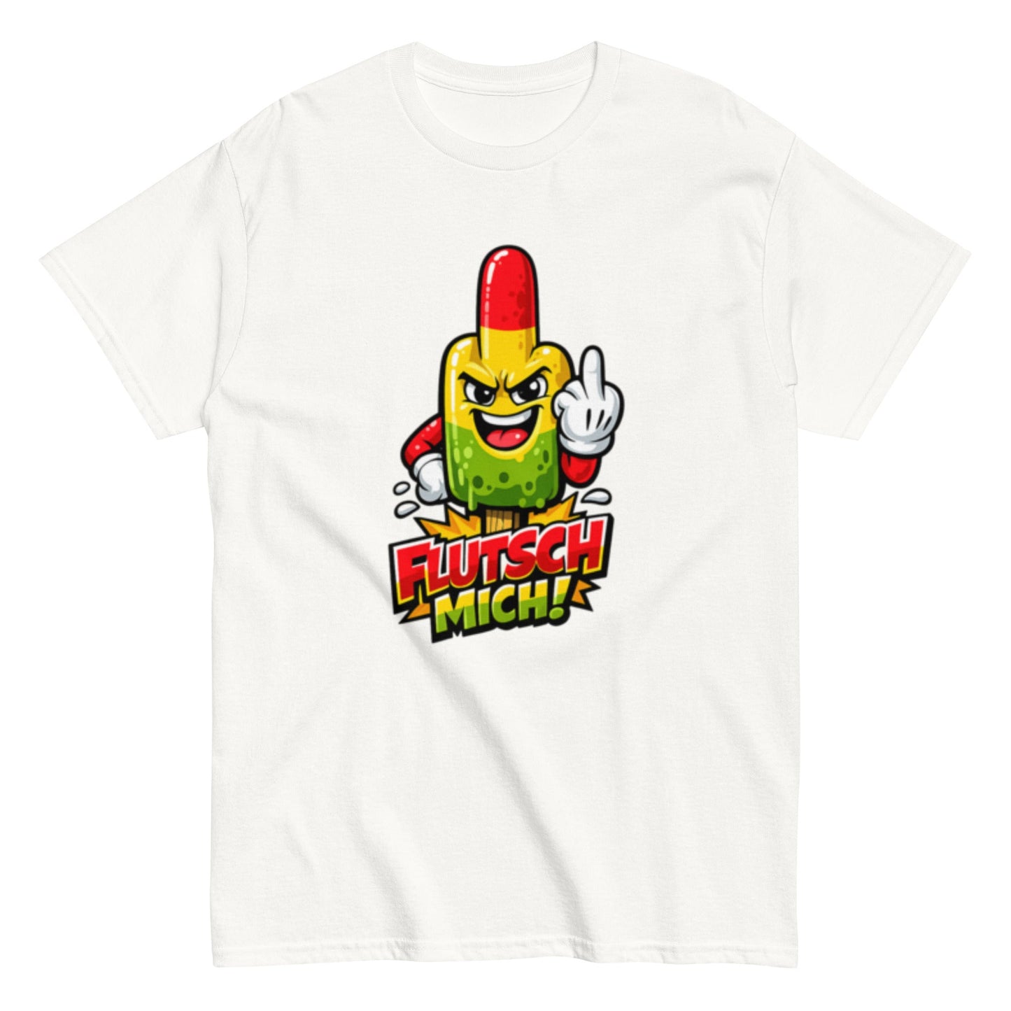 Flutschfinger Humor - Freches Lustiges Unisex T-Shirt - SprücheKüche - Druckfrisch & frech