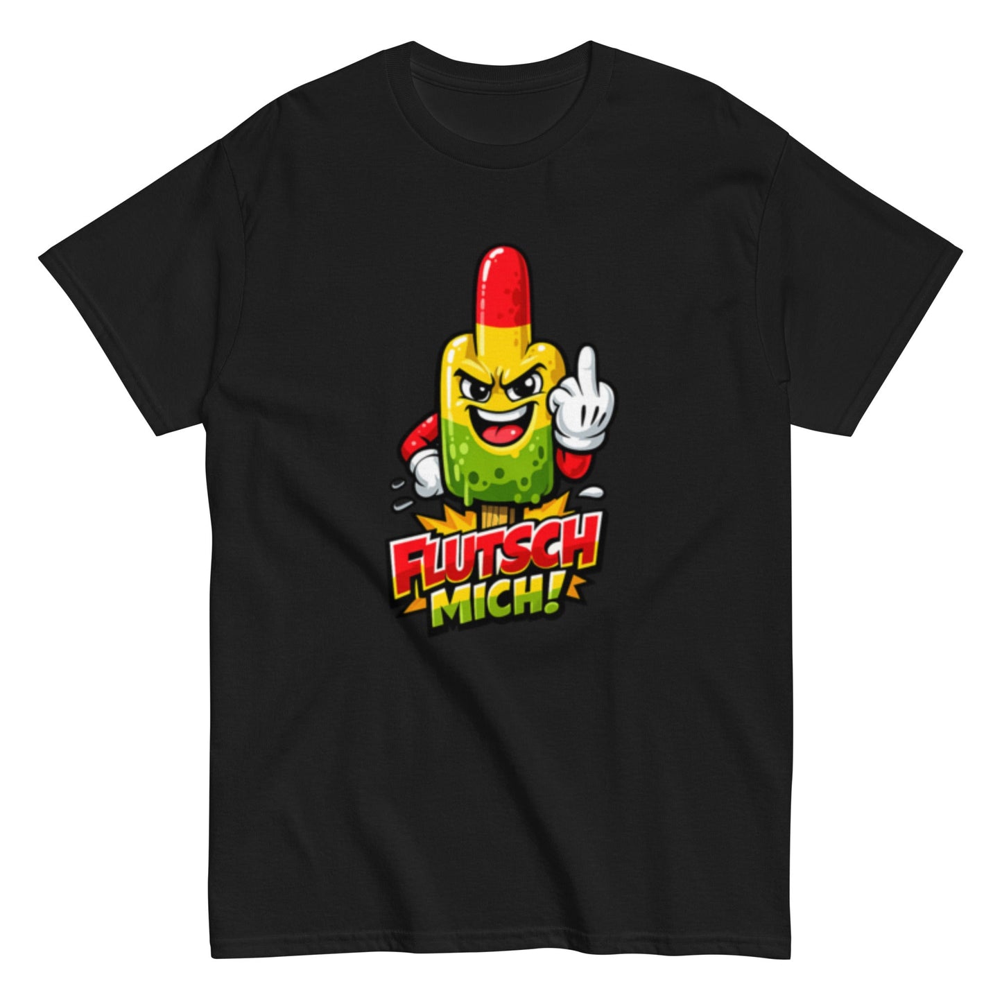 Flutschfinger Humor - Freches Lustiges Unisex T-Shirt - SprücheKüche - Druckfrisch & frech