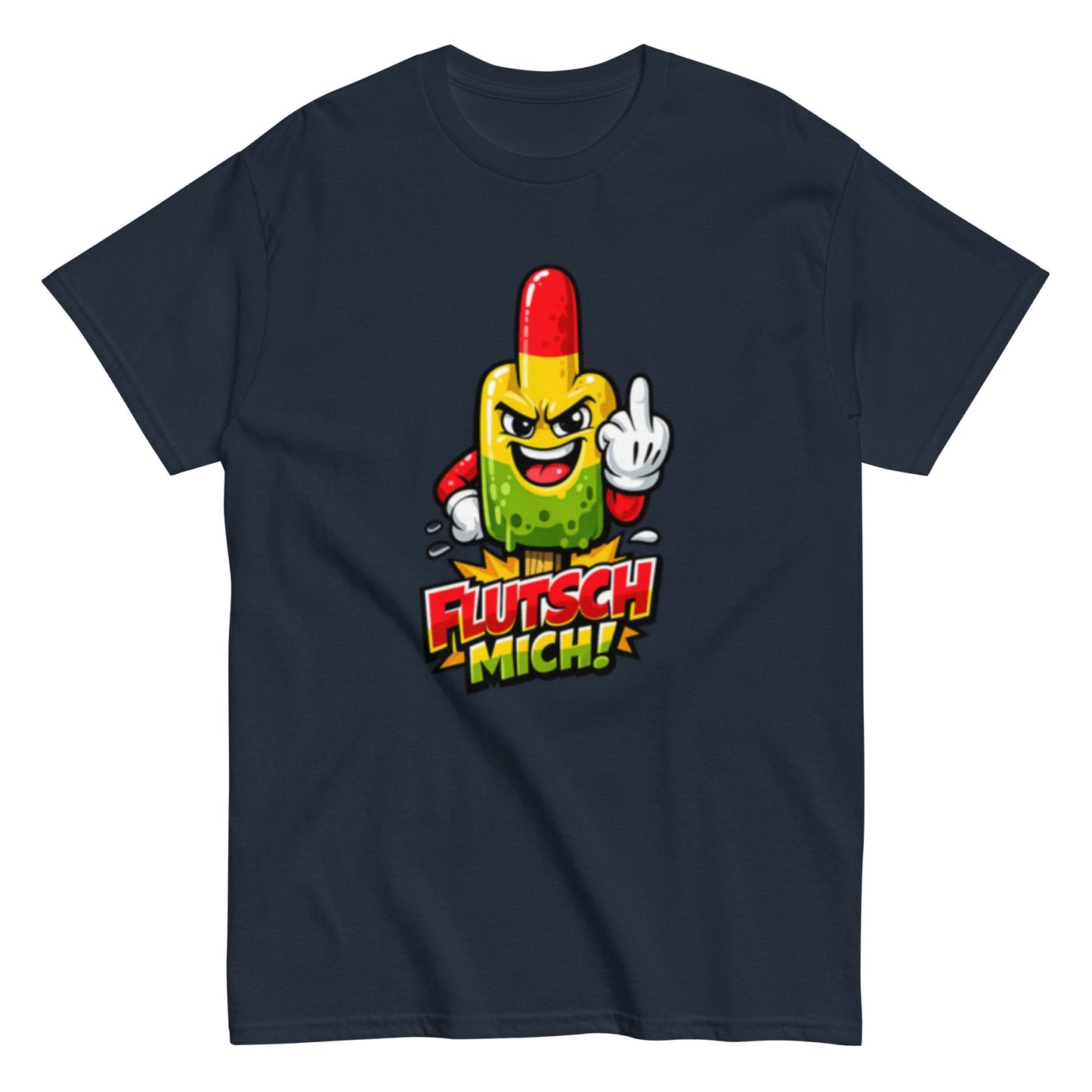 Flutschfinger Humor - Freches Lustiges Unisex T-Shirt - SprücheKüche - Druckfrisch & frech