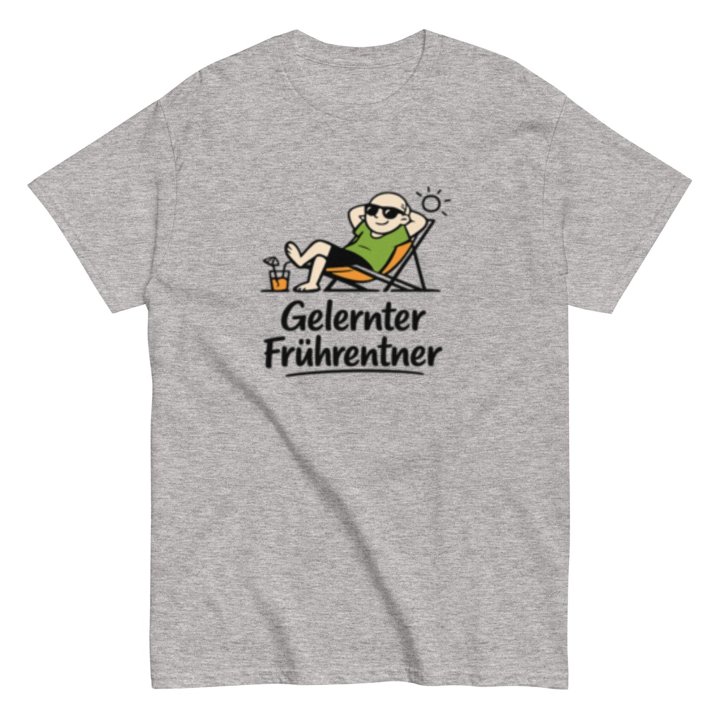 GELERNTER FRÜHRENTNER - Lustiges Herren T-Shirt - SprücheKüche - Druckfrisch & frech