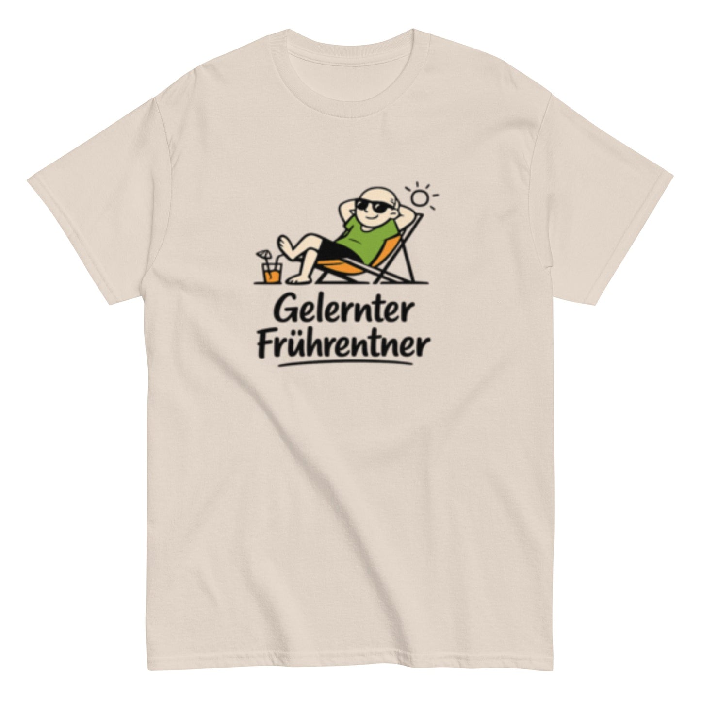GELERNTER FRÜHRENTNER - Lustiges Herren T-Shirt - SprücheKüche - Druckfrisch & frech