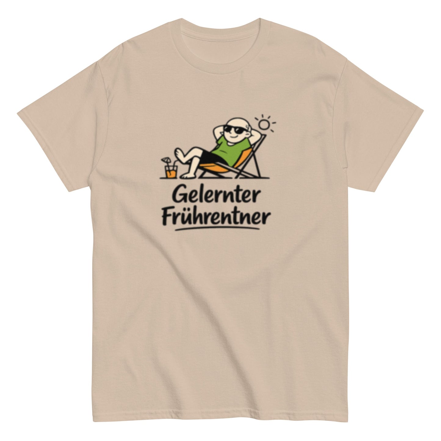 GELERNTER FRÜHRENTNER - Lustiges Herren T-Shirt - SprücheKüche - Druckfrisch & frech