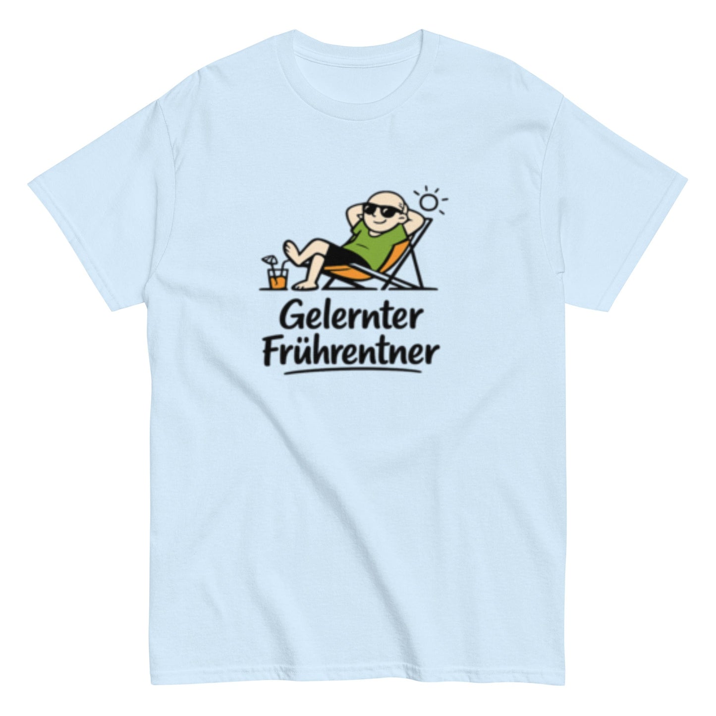 GELERNTER FRÜHRENTNER - Lustiges Herren T-Shirt - SprücheKüche - Druckfrisch & frech