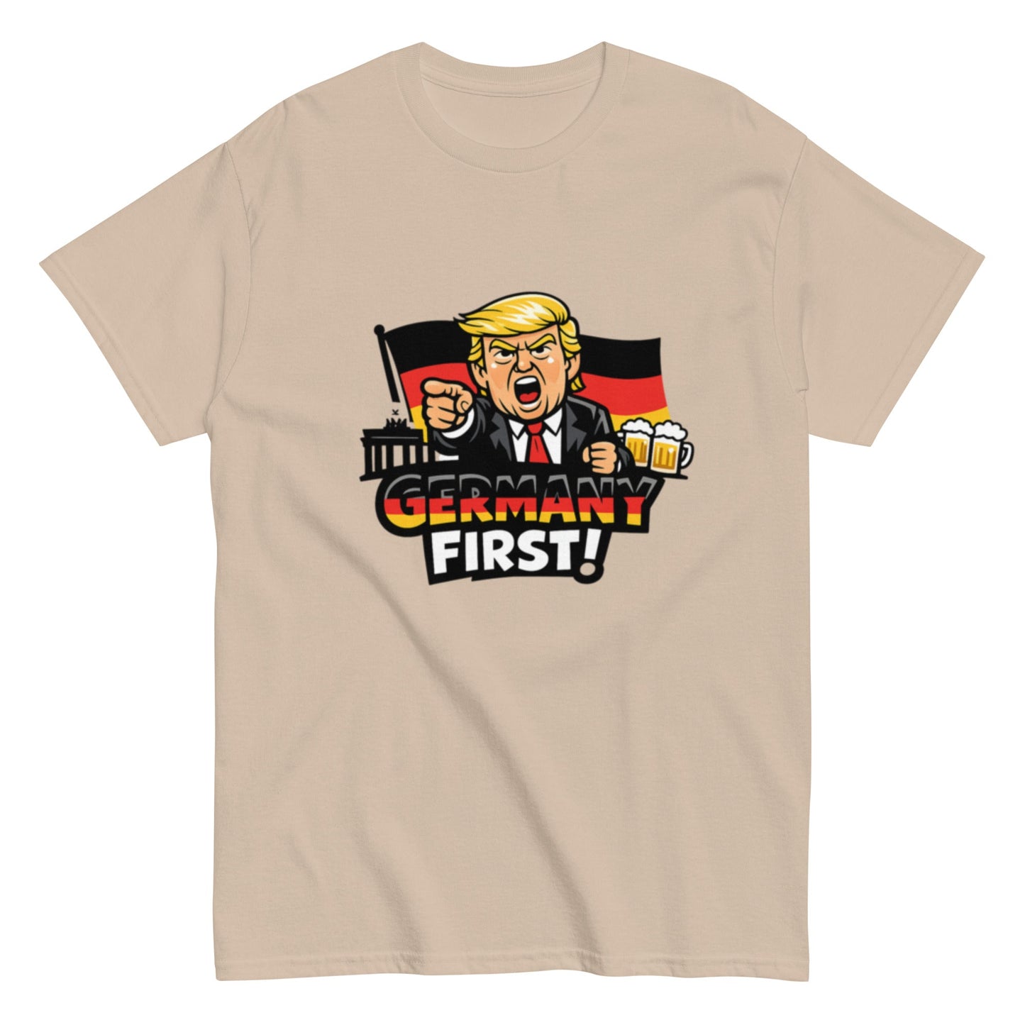 Germany First! - Statement Unisex T-Shirt - SprücheKüche - Druckfrisch & frech