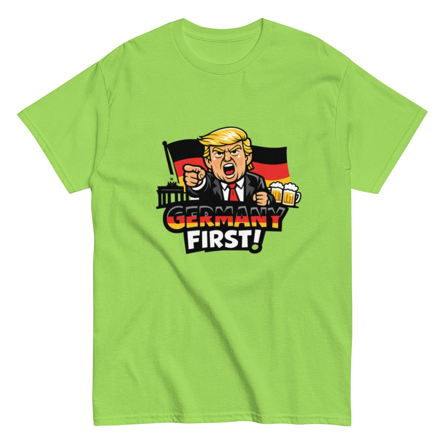 Germany First! - Statement Unisex T-Shirt - SprücheKüche - Druckfrisch & frech