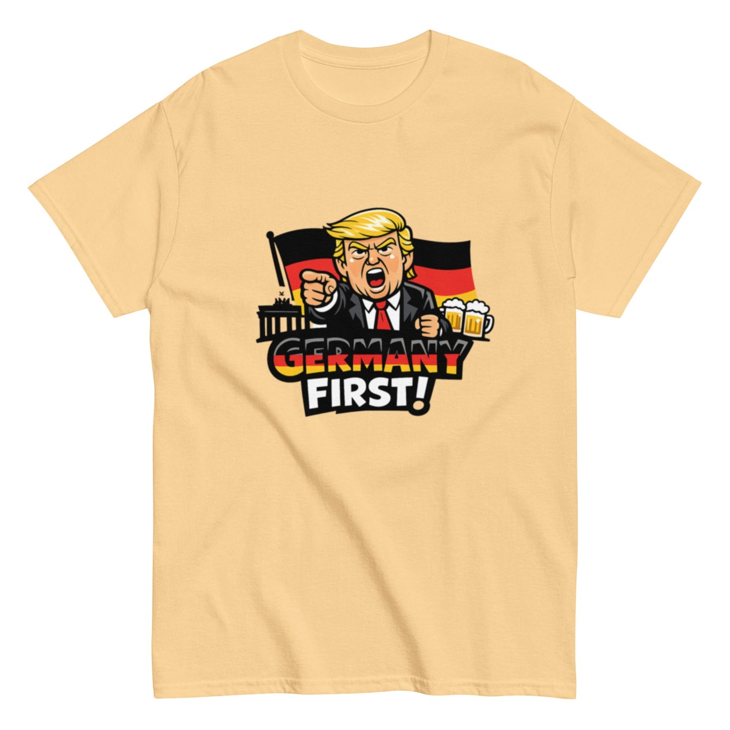 Germany First! - Statement Unisex T-Shirt - SprücheKüche - Druckfrisch & frech