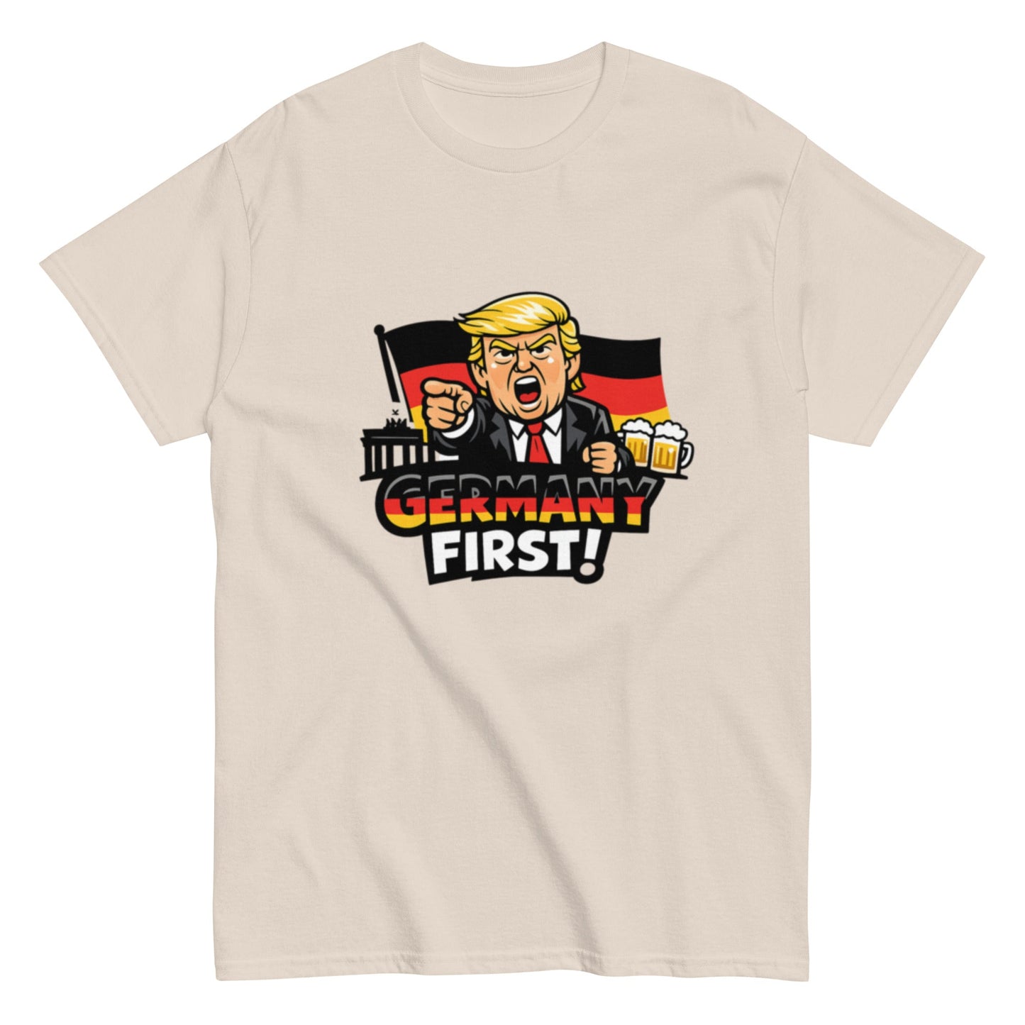 Germany First! - Statement Unisex T-Shirt - SprücheKüche - Druckfrisch & frech