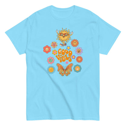 Good Vibes T-Shirt – Retro Sommer Unisex Design - SprücheKüche - Druckfrisch & frech