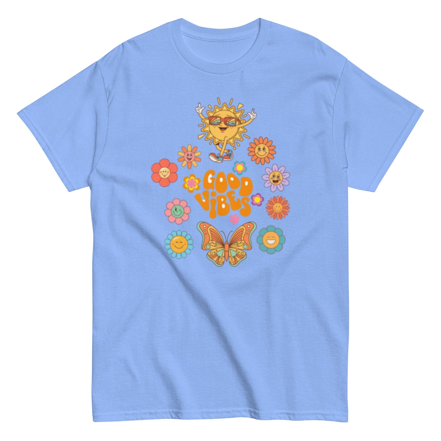 Good Vibes T-Shirt – Retro Sommer Unisex Design - SprücheKüche - Druckfrisch & frech