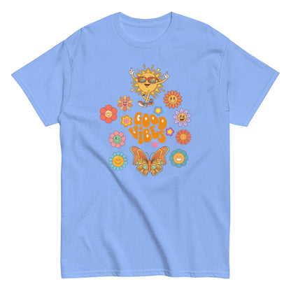 Good Vibes T-Shirt – Retro Sommer Unisex Design - SprücheKüche - Druckfrisch & frech