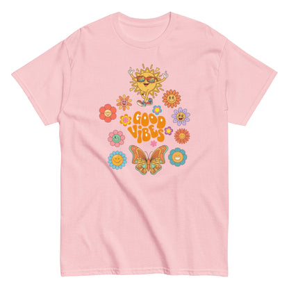 Good Vibes T-Shirt – Retro Sommer Unisex Design - SprücheKüche - Druckfrisch & frech