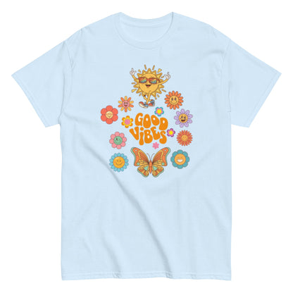 Good Vibes T-Shirt – Retro Sommer Unisex Design - SprücheKüche - Druckfrisch & frech